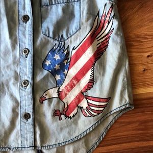 Forever 21 Tops - American denim sleeveless top Forever 21 Tops - American denim sleeveless top